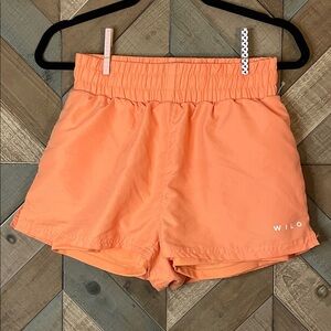 Wilo the Label Women's Athletic Shorts in Vibrant Orange